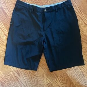 adidas Men's Navy Flat Front Shorts